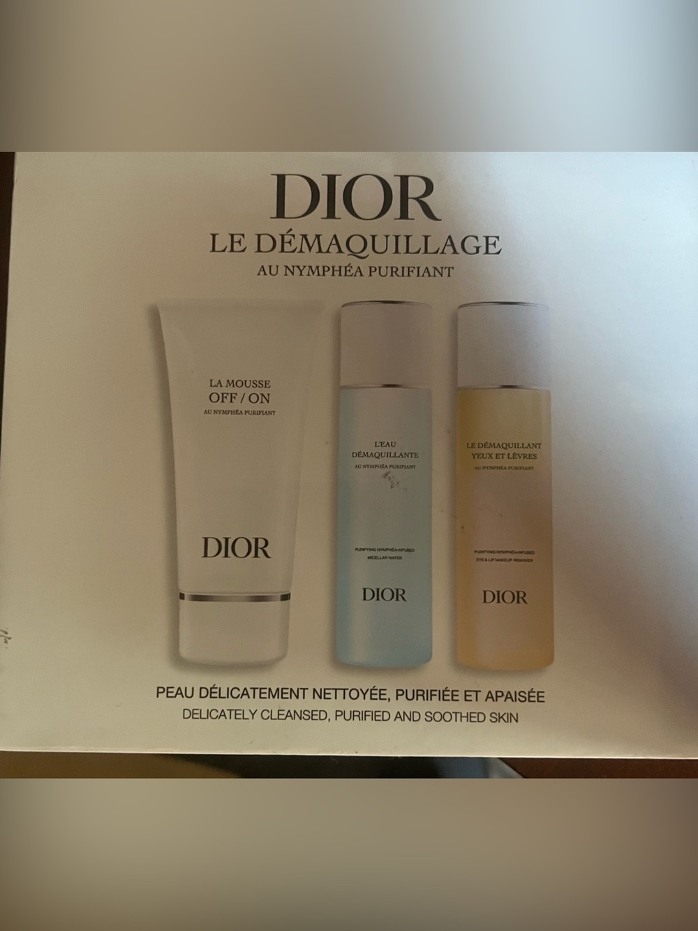 Dior Le Démaquillage Skincare Trio